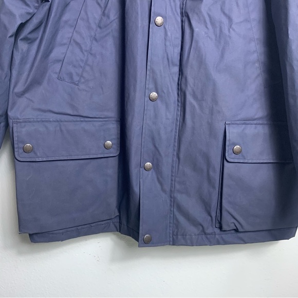 Vintage Polo Ralph Lauren XL Waxed Oil Tin Barn Chore Hunting Field Jacket - Picture 3 of 12